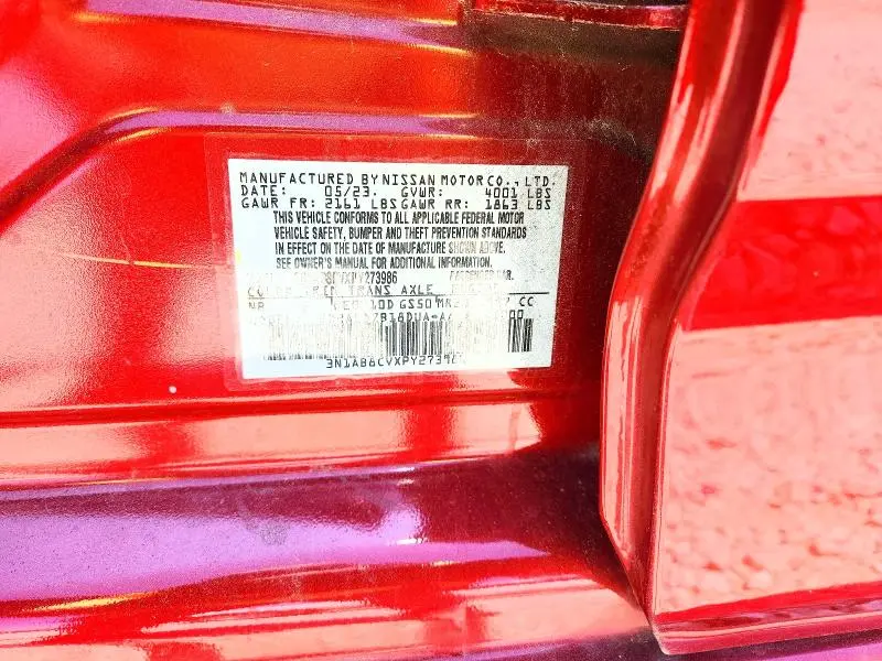 2023 NISSAN SENTRA SV  