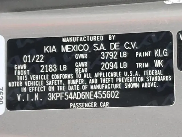 2022 KIA FORTE GT LINE  