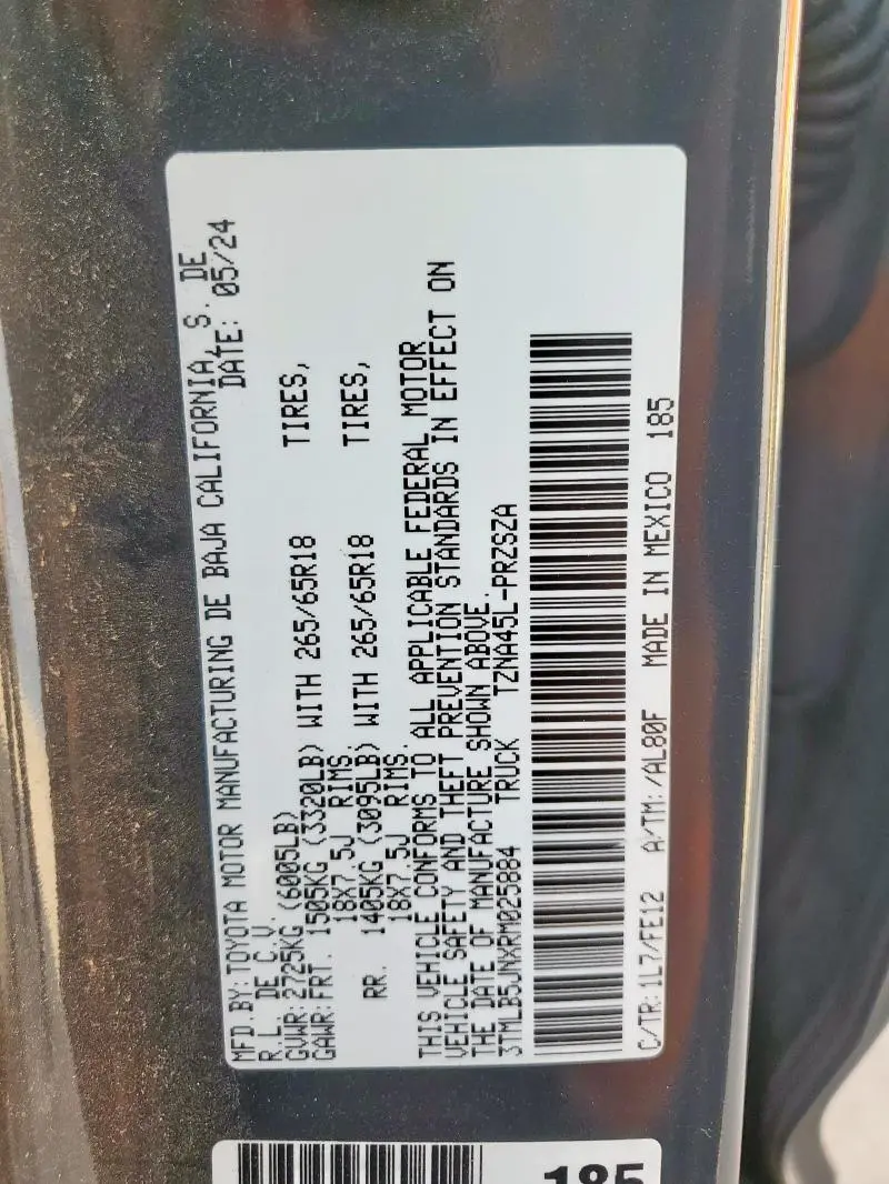 2024 TOYOTA TACOMA DOUBLE CAB  