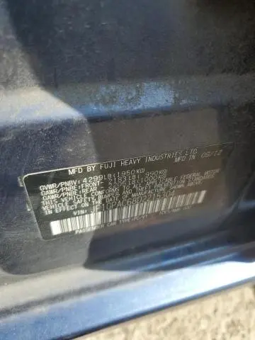 2013 SUBARU IMPREZA PREMIUM  