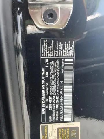 2011 MERCEDES-BENZ E 350  
