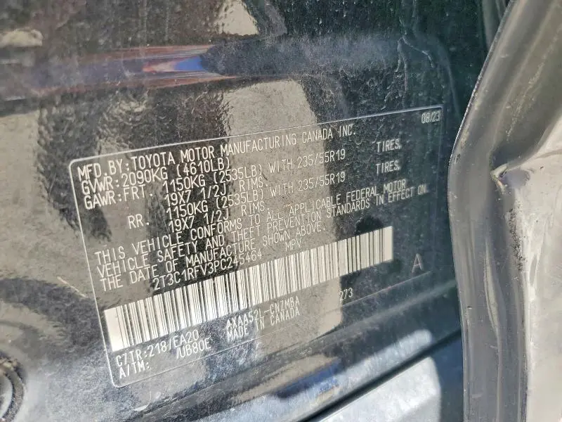 2023 TOYOTA RAV4   