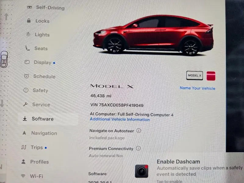 2023 TESLA MODEL X   