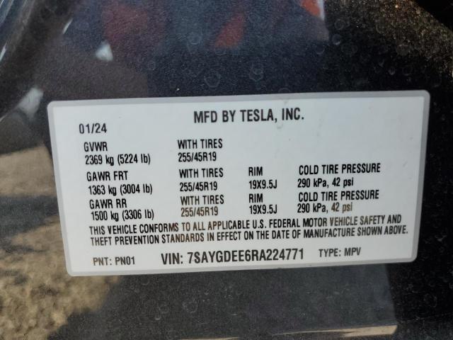 2024 TESLA MODEL Y 