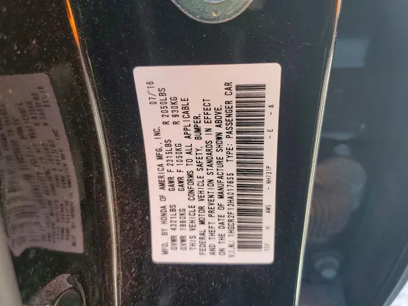 2017 HONDA ACCORD SPORT SPECIAL EDITION  