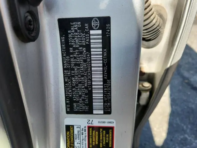 2010 TOYOTA CAMRY BASE  
