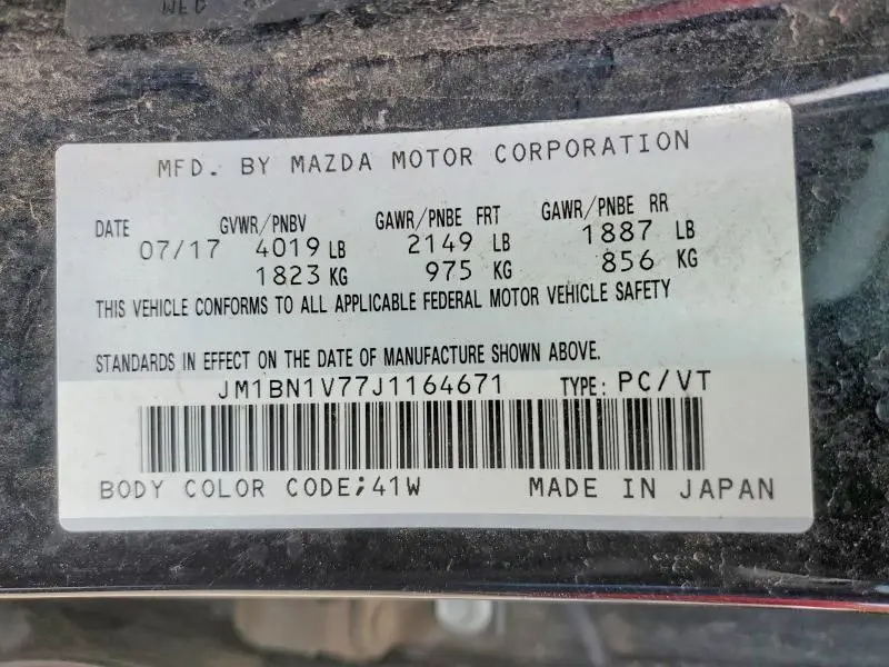 2018 MAZDA 3 GS  