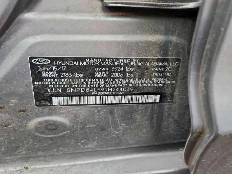 2018 HYUNDAI ELANTRA SEL  
