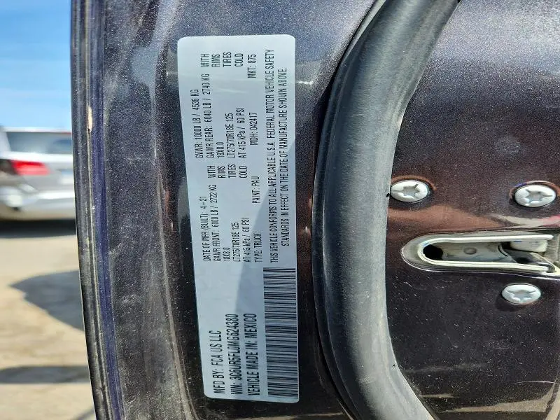 2021 RAM 2500 LARAMIE  