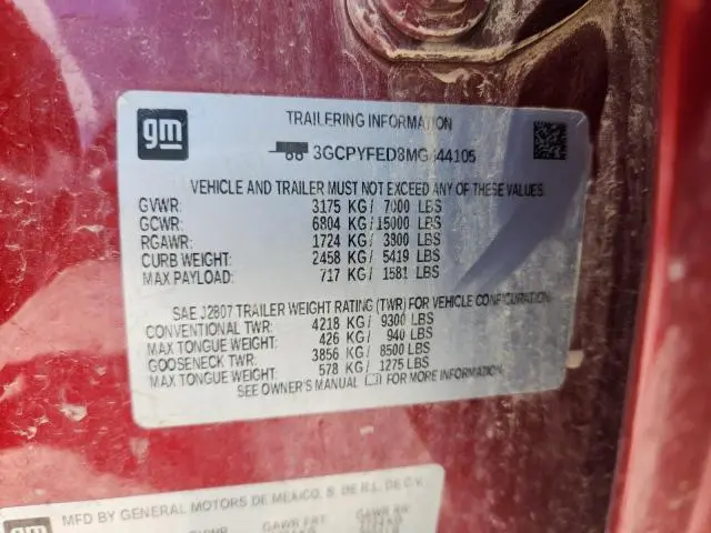 2021 CHEVROLET SILVERADO K1500 LT TRAIL BOSS  
