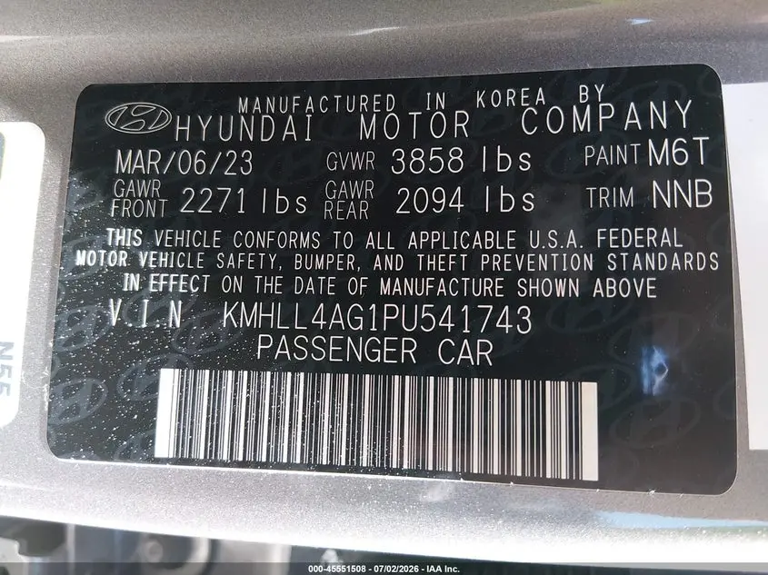 2023 HYUNDAI ELANTRA SE