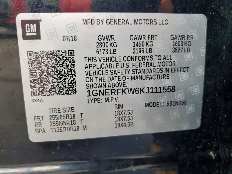 2019 CHEVROLET TRAVERSE LS  