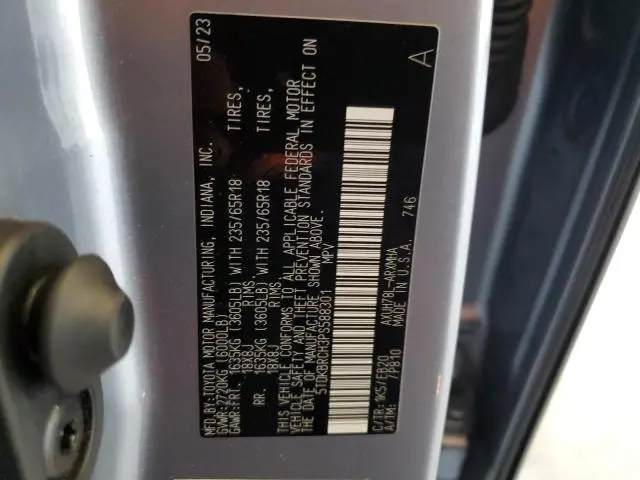 2023 TOYOTA HIGHLANDER HYBRID XLE  