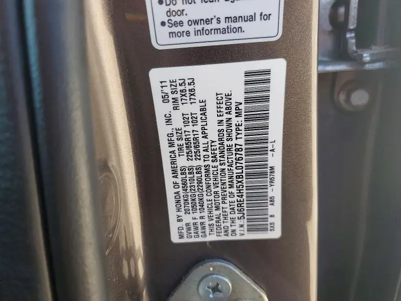 2011 HONDA CR-V EX  