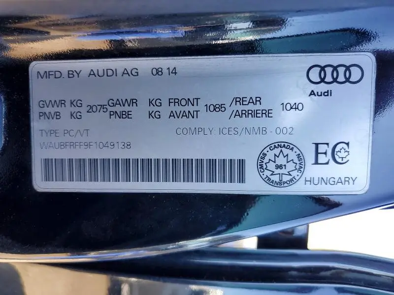 2015 AUDI A3 PREMIUM  