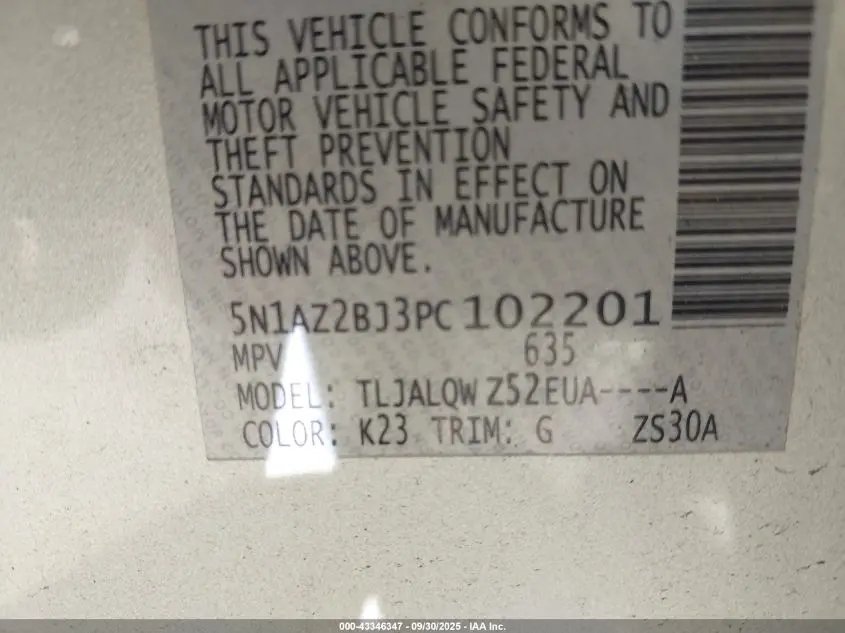 2023 NISSAN MURANO SV FWD