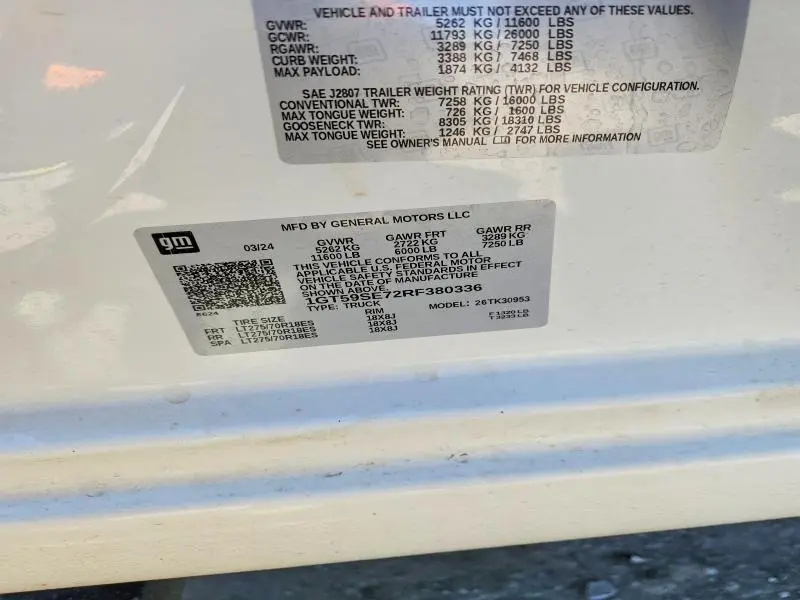 2024 GMC SIERRA3500   