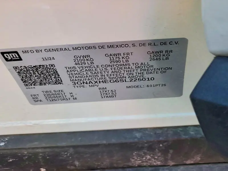 2025 CHEVROLET EQUINOX LT  