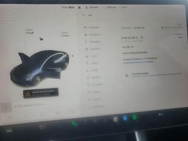 2018 TESLA MODEL 3   