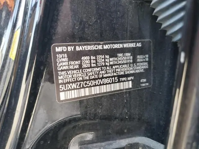 2017 BMW X3 SDRIVE28I  