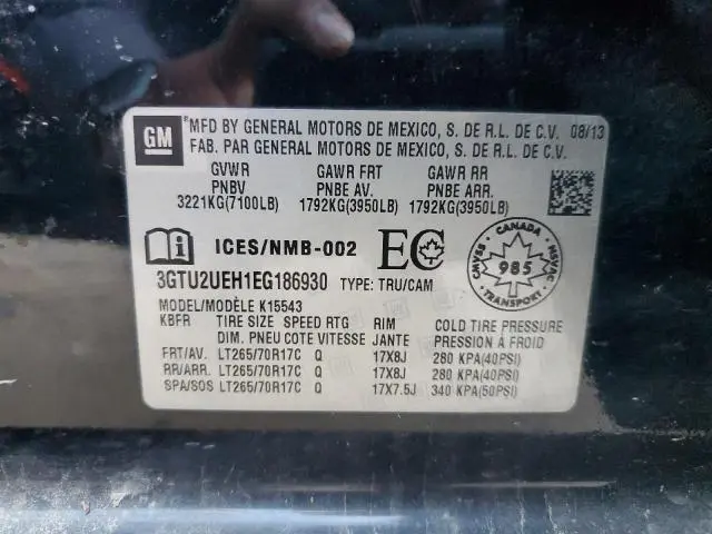 2014 GMC SIERRA K1500 SLE  