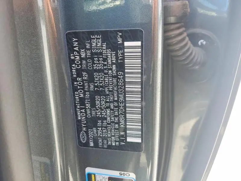 2021 HYUNDAI PALISADE CALLIGRAPHY  