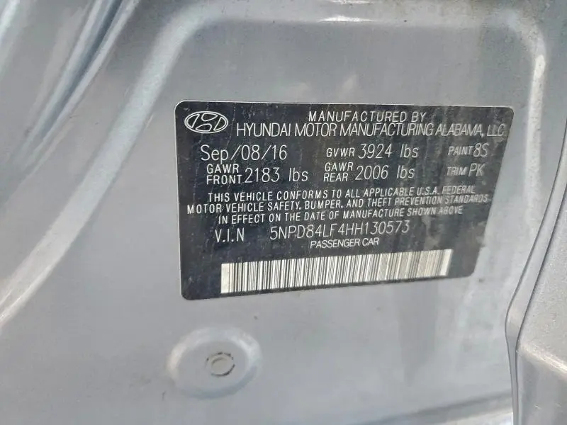 2017 HYUNDAI ELANTRA SE  