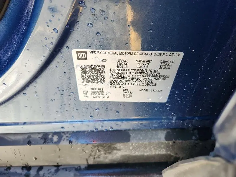 2026 CHEVROLET EQUINOX RS  