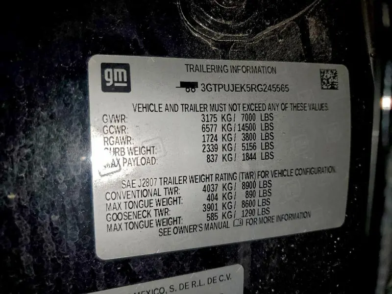 2024 GMC SIERRA K1500 ELEVATION-L  