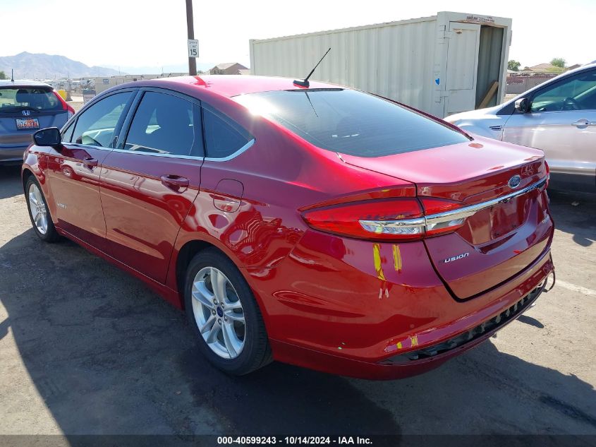 2018 FORD FUSION HYBRID SE