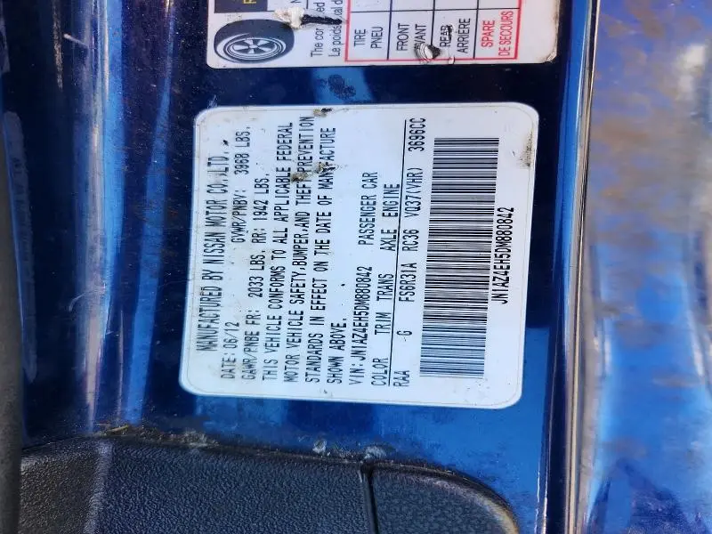 2013 NISSAN 370Z BASE  