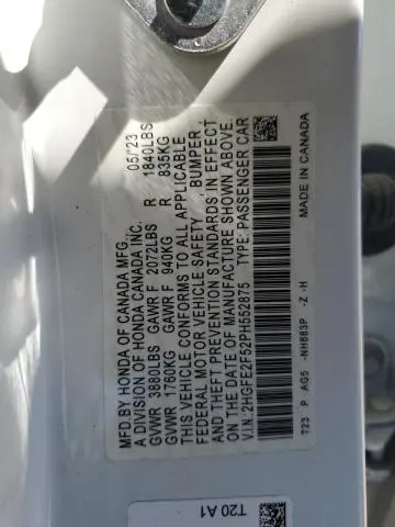 2023 HONDA CIVIC SPORT  