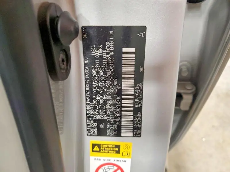 2011 LEXUS RX 350 BASE  