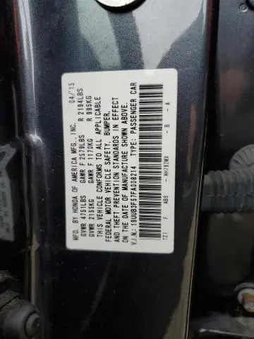 2015 ACURA TLX TECH  