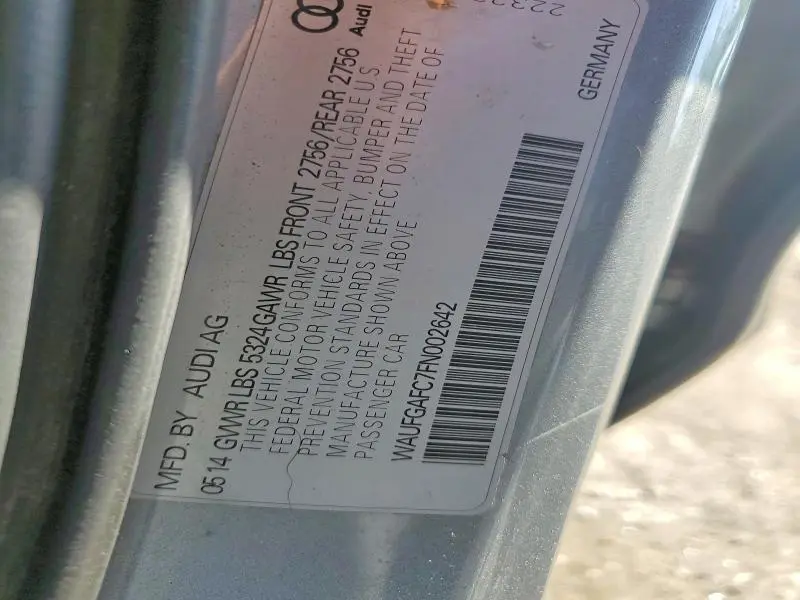 2015 AUDI A6 PREMIUM PLUS  