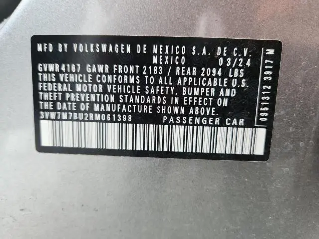 2024 VOLKSWAGEN JETTA SE  