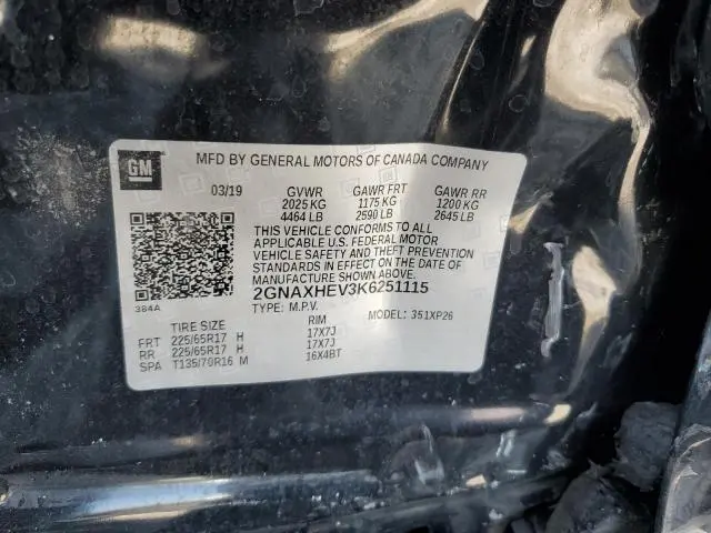 2019 CHEVROLET EQUINOX LS
