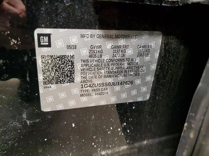 2018 BUICK LACROSSE AVENIR  