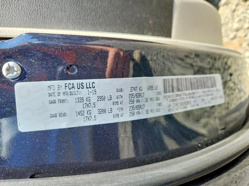2019 CHRYSLER PACIFICA L  