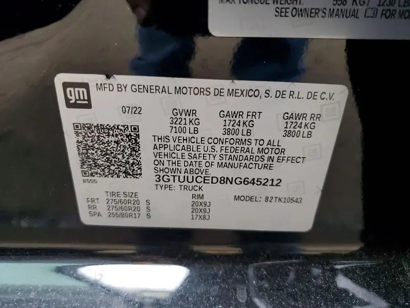 2022 GMC SIERRA K1500 ELEVATION  