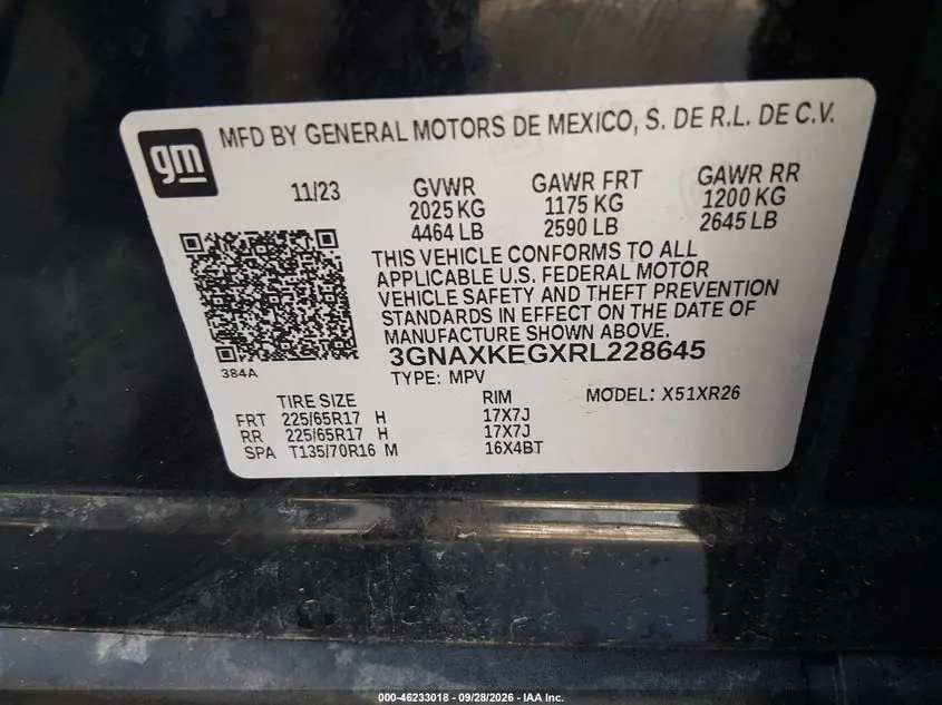 2024 CHEVROLET EQUINOX FWD LT
