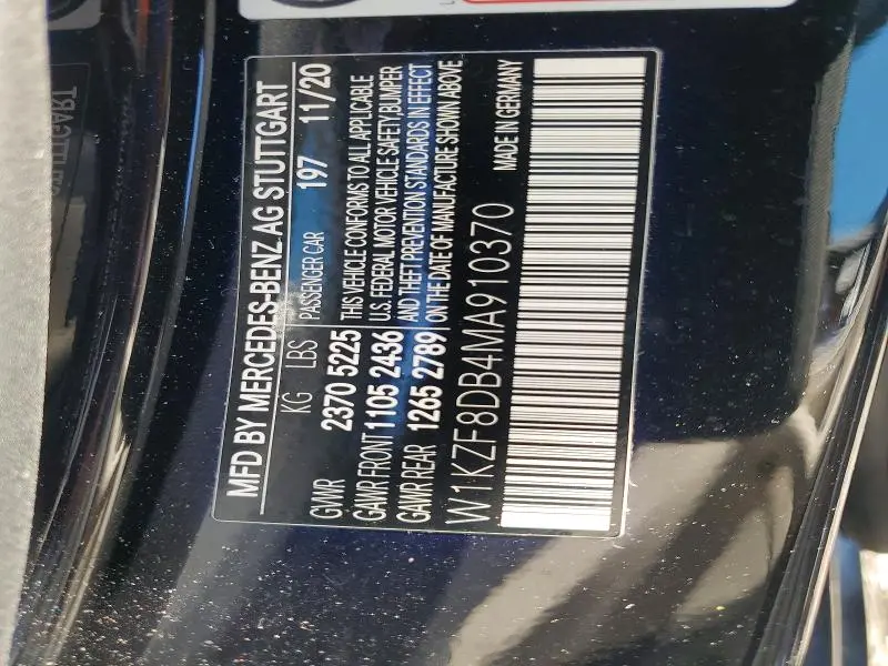 2021 MERCEDES-BENZ E 350  
