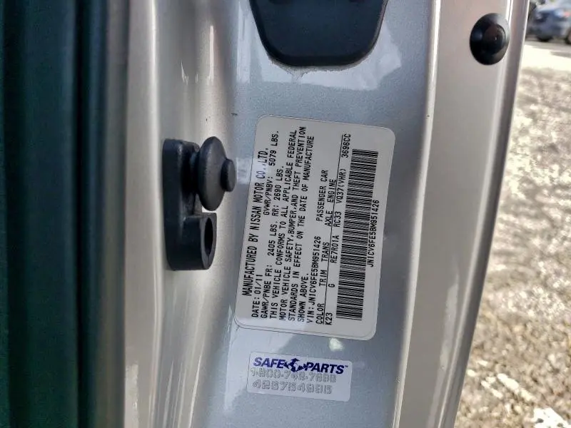 2011 INFINITI G37 BASE  