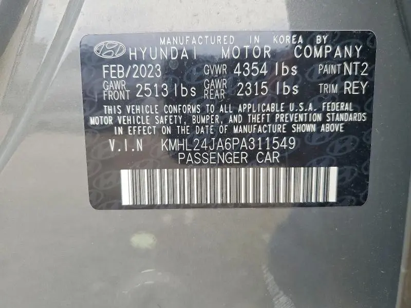 2023 HYUNDAI SONATA SE  