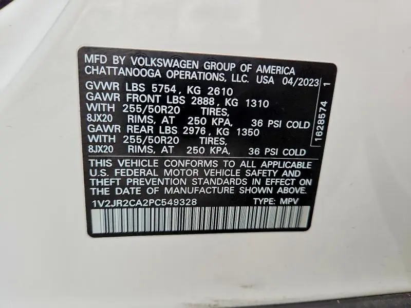 2023 VOLKSWAGEN ATLAS SE  