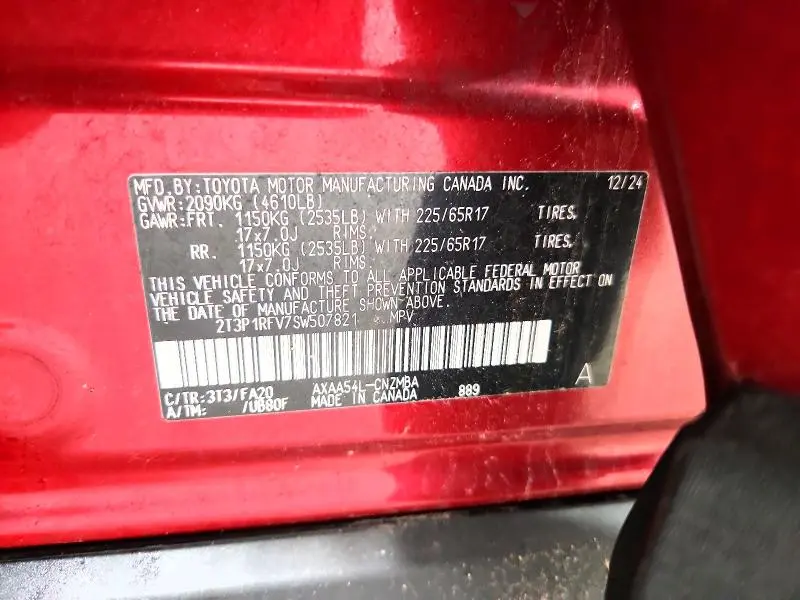 2025 TOYOTA RAV4 XLE  