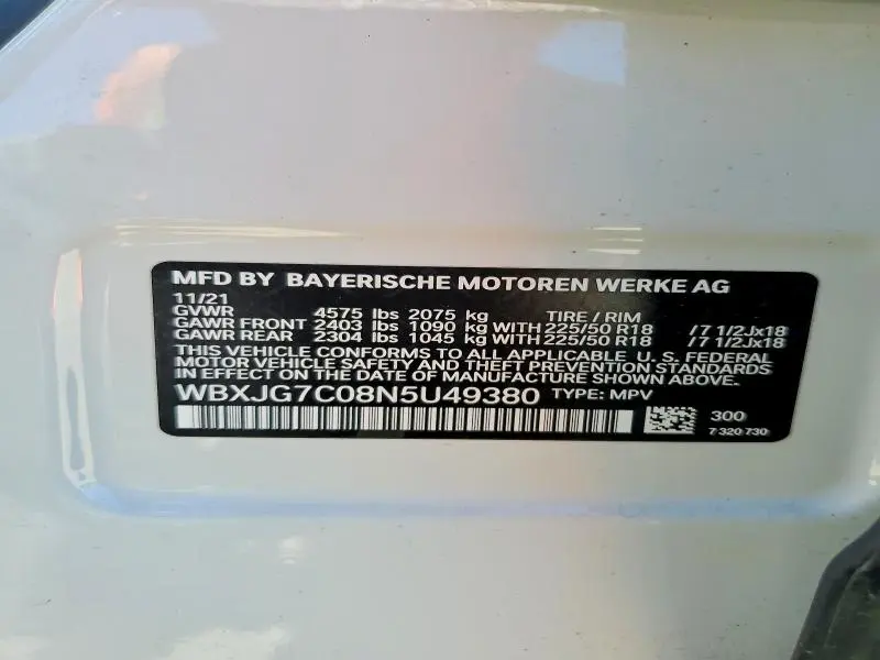 2022 BMW X1 SDRIVE28I  