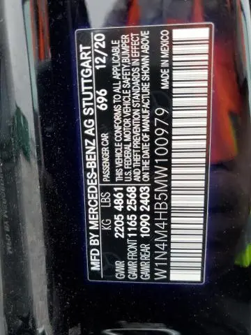 2021 MERCEDES-BENZ GLB 250 4MATIC  