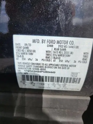 2023 FORD EXPLORER POLICE INTERCEPTOR  