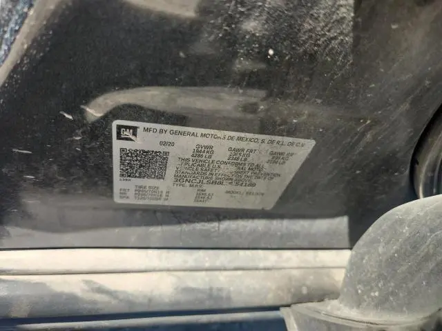 2020 CHEVROLET TRAX 1LT  